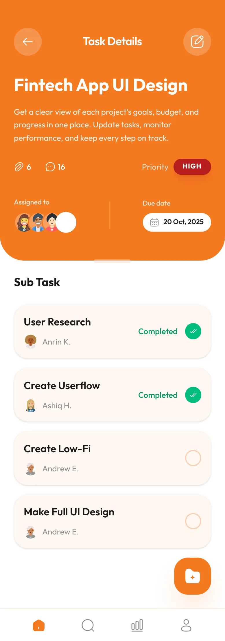 Task Overview showcase
